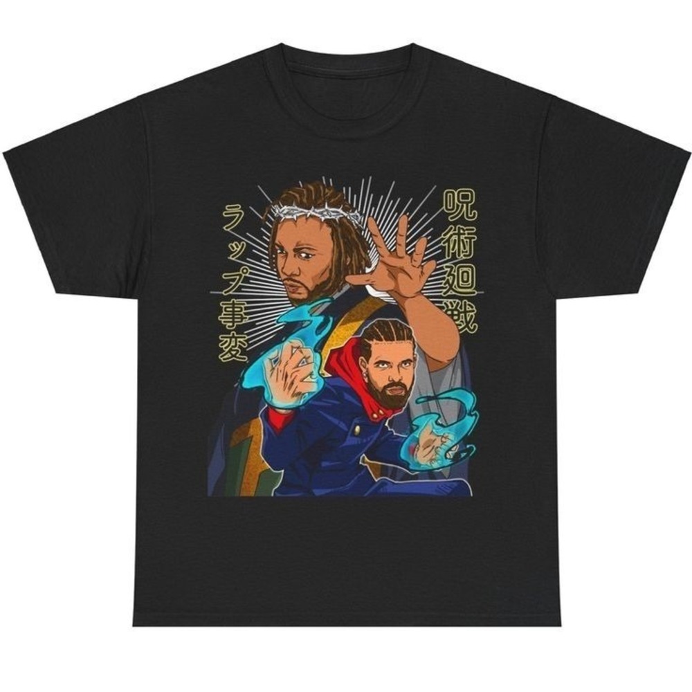 Drake Kendrick Lamar Retro Graphics T-Shirt
